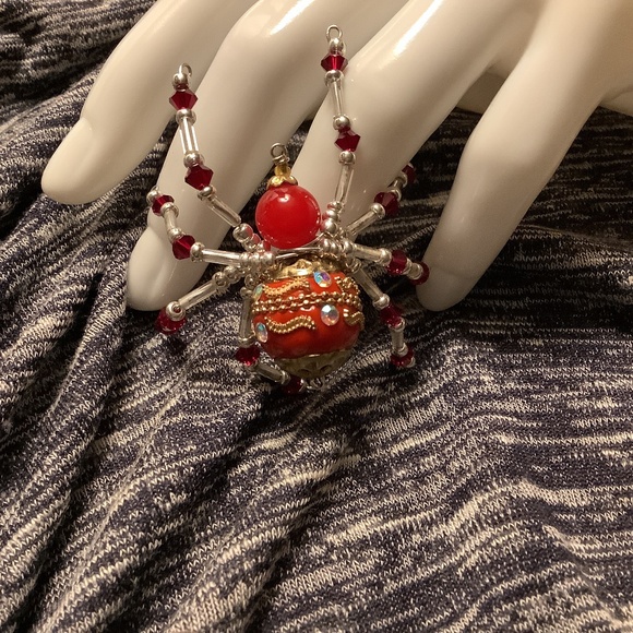 #Handmade. # Handcrafted Jewelry - Beaded Spider